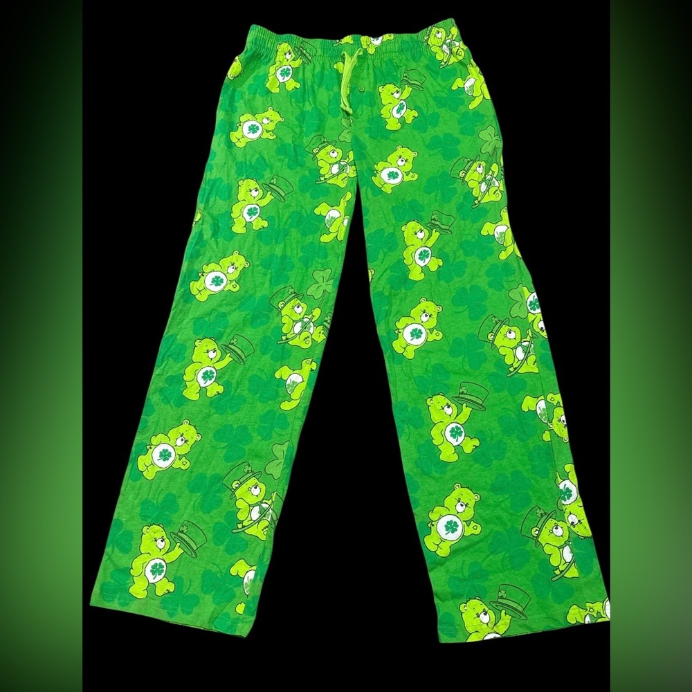 Care Bears Green Shamrock Pajama Bottoms - Picture 2 of 6
